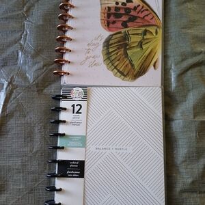 The HP Butterfly and Geometric Notebooks - Pink, Green, Black + Discs